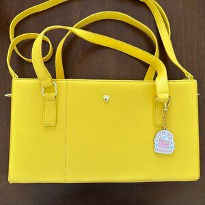 NWOT Yellow Kate Gabrielle Cupholder Bag